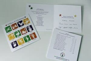 Brisght Stars Christmas Card design