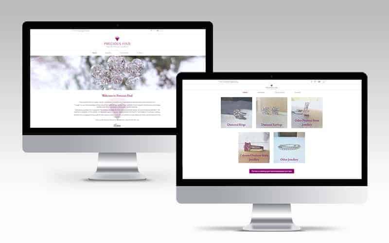 Precious Find website Home page